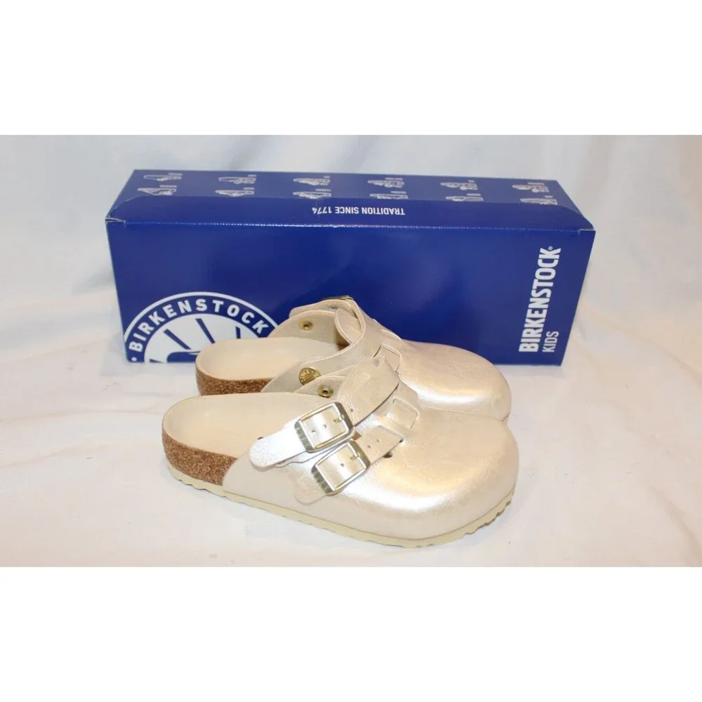 BIRKENSTOCK KAY GOLD GRACEFUL PEARL SLIP ON SHOES‎ SANDALS EU 27 US 9-9.5